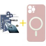 Skyhe Pack 2x Película de Câmara + Capa Skyhe iPhone 14 Pro Max Compatível com Magsafe Magnetic Pink - 8434010337924