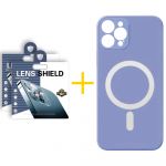 Skyhe Pack 2x Película de Câmara + Capa Skyhe iPhone 14 Pro Max Compatível com Magsafe Magnetic Violet - 8434010337917
