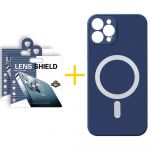 Skyhe Pack 2x Película de Câmara + Capa Skyhe iPhone 14 Pro Max Compatível com Magsafe Magnetic Blue - 8434010337900