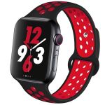 Bracelete SportyStyle para Apple Watch SE (2022) - 40mm Black / Red