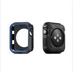 Capa Military Anti-Impacto DoubleColor para Apple Watch SE (2022) 44mm Black/Blue