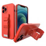 Hurtel Capa iphone 13 Mini Silicone Loop Vermelho