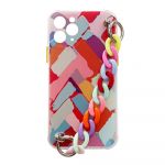 Hurtel Capa iphone 13 Mini com Corrente Loop Multicores