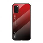 Hurtel Capa Samsung Galaxy A41 Personalizada Preto Vermelho
