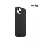 Tecfy Capa Liquid Silicone para iPhone 13 Mini Black