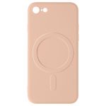 Avizar Capa Magsafe iphone 7, 8, Se 2020 e 2022 Silicone Flexível Mag Cover Pink - BACK-FASMAG-PK-IP7