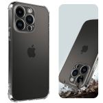 Avizar Capa iphone 14 Pro Max Moedas Reforçadas em Silicone Clear - TPBUMP-CL-14X