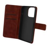 Avizar Capa Fólio iphone 14 Pro Suporte Vídeo Efeito Mate Soft Touch Brown - FOLIO-VELVET-BR-14P