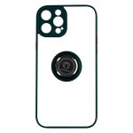 Avizar Capa iphone 14 Pro com Anel de Metal Bi-material Green - BACK-KAMEO-GN-14P