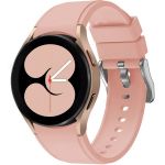 Bracelete SmoothSilicone Com Fivela para Apple Watch SE (2022) 44mm - Rosa