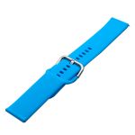 Bracelete SmoothSilicone Com Fivela para Apple Watch SE (2022) 44mm Sky Blue