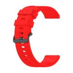 Bracelete SmoothSilicone Com Fivela para Apple Watch SE (2022) 44mm - Vermelho