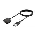Carregador USB Charger de SmartWatch para Fitbit Sense 2 Black