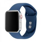 Bracelete Silicone para Apple Watch SE (2022) 44mm - Blue Escuro - 7427285819920
