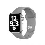 Bracelete Silicone para Apple Watch SE (2022) 44mm - Cinza - 7427285819814