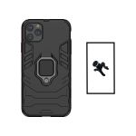 Kit Suporte Magnético Com Pernas + Capa de Proteção Militar Magnética para iPhone 14 Pro Black - 7427285817971