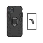 Kit Suporte de Carro Magnético L + Capa de Proteção Militar Magnética para iPhone 14 Pro Black - 7427285817964