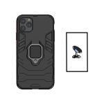 Kit Suporte Magnético + Capa de Proteção Militar Magnética para iPhone 14 Pro Black - 7427285817957