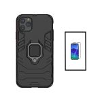 Kit Película de Vidro Temperado GorilasGlass + Capa de Proteção Militar Magnética para iPhone 14 Pro Black - 7427285817919