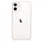 Capa iPhone 12 Mini Silicone com suporte magnético (compatível c/ MagSafe) - Transparente - 1000717