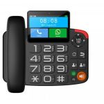 MAXCOM Telefone s/ Fios Cartão SIM MM42D (Preto) - MM42DPT