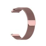 Bracelete Milanese Loop Fecho Magnético para Samsung Galaxy Watch Ative 2...40mm Pink Claro