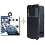 Accetel Pack 1x Película de Câmara + Capa Accetel Apple iPhone 14 Pro Gandy Flip Cover Black - 8434010318305
