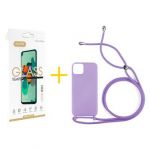 Accetel Pack 1x Película de Vidro Temperado 2.5D + Capa Accetel Apple iPhone 14 Plus Gel Rope Violet - 8434010303738