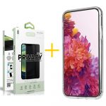 Accetel Pack 1x Película de Vidro Temperado Anti-spy + Capa Accetel Apple iPhone 14 Plus Gel Reforçado Clear 8434010305909