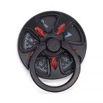 GANDY Pop Button com Anel Traseiro GANDY BEST360 Black Red Rims - 8434010353184