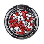 GANDY Pop Button com Anel Traseiro GANDY BEST360 Diamante Vermelho + prateado - 8434010352736