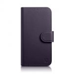 Icarer Wallet Case 2In1 para iphone 14 Pro Max Leather Flip Cover Anti-rfid Dark Purple (Wmi14220728-Dp)