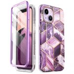Supcase Cosmo iphone 14 Plus Marble Purple
