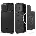 Spigen Optik Armor Mag Magsafe iphone 14 Pro Max Black