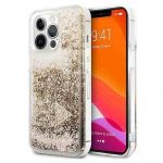 Guess Original Faceplate Case Guohcp14Lglhflgo para iphone 14 Pro (liquide Glitter Charms / Gold)
