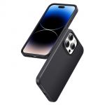 Ugreen Lp627 Silky Silicone Protective Case Rubber Flexible Silicone Phone Case para iphone 14 Pro Black (90921)