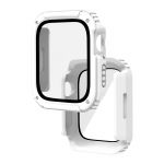 Avizar Capa e Película de Vidro Temperado Apple Watch Series 6 / 5 / 4 / Se 40mm branco - BACK-SW40-1F