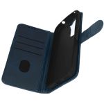 Avizar Capa Fólio para Asus Zenfone 9 Aba com Função Suporte Vídeo Azul-escuro - FOLIO-BOOK-BL-ZEN9