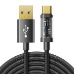 Joyroom usb Cable usb Type C para Charging / Data Transmission 3A 2M Black (S-Uc027A20)