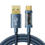 Joyroom usb Cable usb Type C para Charging / Data Transmission 3A 1.2M Blue (S-Uc027A12)
