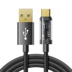 Joyroom usb Cable usb Type C para Charging / Data Transmission 3A 1.2M Black (S-Uc027A12)