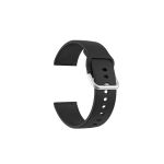Bracelete Smoothsilicone com Fivela para Fitbit Sense 2 - Black