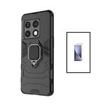 Kit Película de Vidro Temperado GorilasGlass + Capa de Proteção Militar Magnética para OnePlus Ace Pro Black - 7427285877104