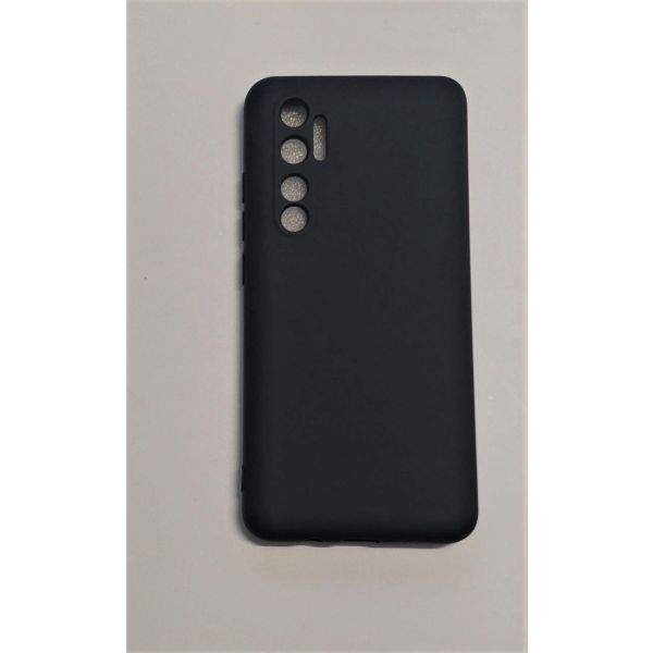 Capa Silicone Xiaomi Mi Note 10 Lite Preta Reforçada Kuantokusta 6836