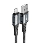 Cabo Acefast MFI USB - Lightning 1,2m 2,4A C1-02 Cinza