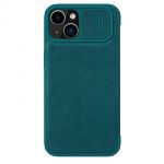 Nillkin Qin Pro Leather Case-plain Leather iphone 14 Plus 6.7 2022 Exuberant Green