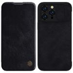 Nillkin Qin Pro Leather Case iphone 14 Pro Max 6.7 2022 Black