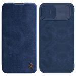 Nillkin Qin Pro Leather Case iphone 14 Plus 6.7 2022 Blue