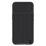 Nillkin Textured S Magnetic Case iphone 14 Plus Magsafe Case With Camera Cover Black