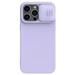 Nillkin Camshield Silky Silicone Case iphone 14 Pro Max 6.7 2022 Misty Purple